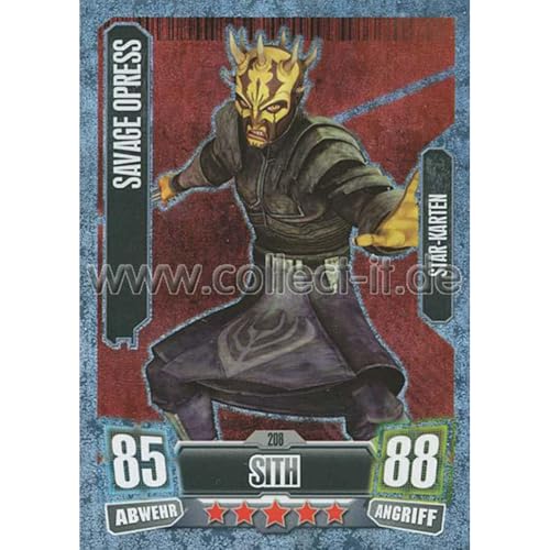 collect-it.de MY HOME OF CARDS + TOYS FA2-208 - Savage OPRESS - Sith - Separatist - Star-Karte - Serie 2 (2011) von collect-it.de MY HOME OF CARDS + TOYS