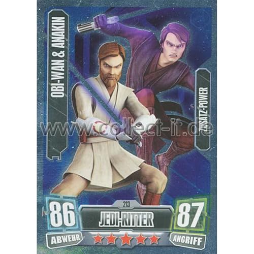 collect-it.de MY HOME OF CARDS + TOYS FA2-213 - Obi-WAN & Anakin - Jedi-Ritter - Die Republik - Zusatz-Power - Serie 2 (2011) von collect-it.de MY HOME OF CARDS + TOYS