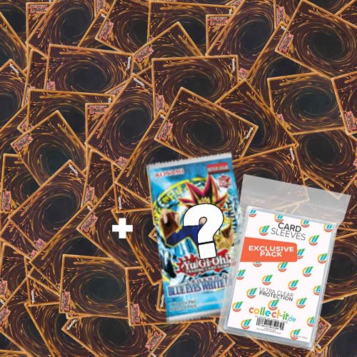 collect-it.de MY HOME OF CARDS + TOYS Yu-Gi-Oh! 100 gemischte Karten - Common Rare Holo Set + Booster + Hüllen von collect-it.de MY HOME OF CARDS + TOYS