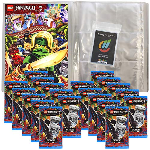 collect-it Ninjago - Serie 6 Trading Cards - 1 Leere Sammelmappe + 20 Booster Hüllen Sleeves - Deutsch von collect-it