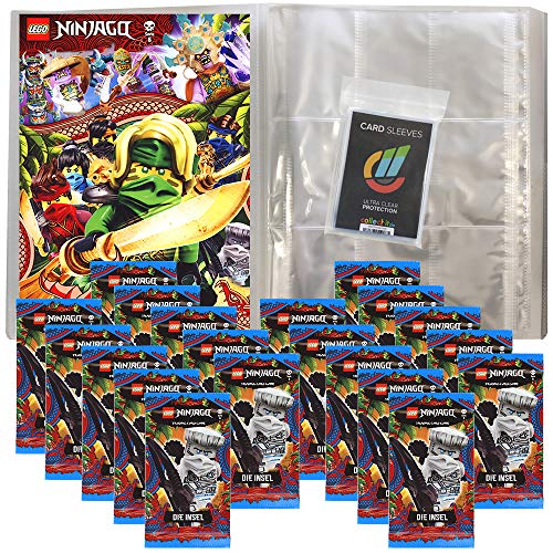 collect-it Ninjago - Serie 6 Trading Cards - 1 Leere Sammelmappe + 20 Booster Hüllen Sleeves - Deutsch von collect-it.de MY HOME OF CARDS + TOYS