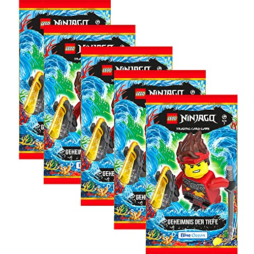 Collect-it Ninjago - Serie 7 Trading Cards - Bundel mit 5 Booster und 40 Hüllen Sleeves von collect-it.de MY HOME OF CARDS + TOYS
