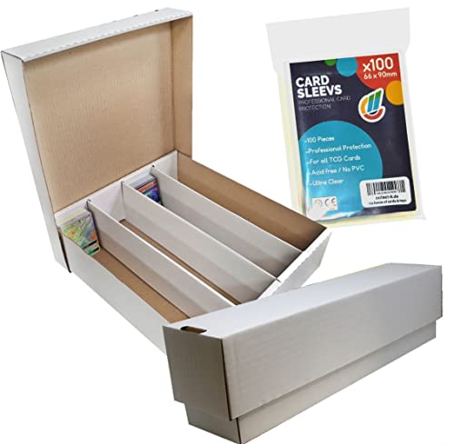 Collect-it Riesen Deck-Boxen Bundle - Aufbewahrung (weiß) für 5000 Karten (Magic/Pokemon/YuGiOh/Digimon/TCG Karten) Hüllen von collect-it.de MY HOME OF CARDS + TOYS