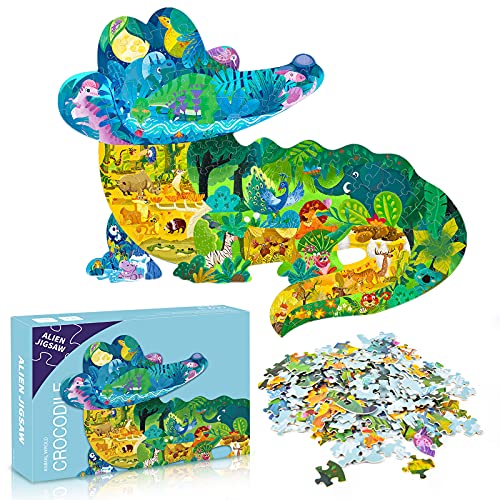 Colmanda Puzzle Kinder, 154 Teile Tier Puzzle, Kinder Ocean Puzzle Kinderpuzzle Tiere Puzzles für Erwachsene Kinder, Pädagogisches Spielzeug Geschenk für Jungen Mädche ab 3-12 Jahren von colmanda