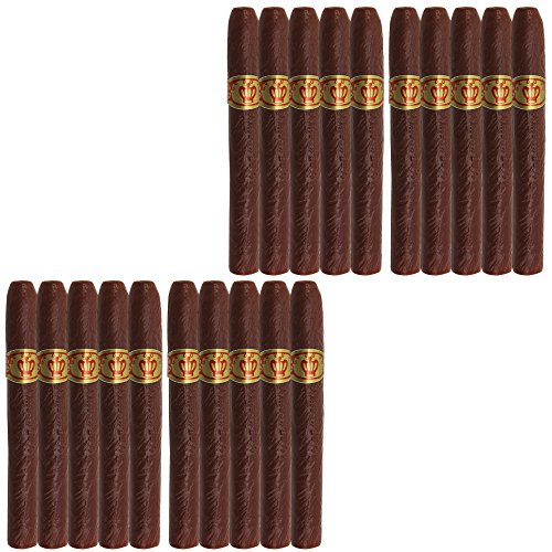 com-four® 20x unechte Riesen-Zigarre für das Mafia-Gangster Al Capone Kostüm, Zigarren-Attrappe für Karneval und Fasching, 12cm (20 Stück - Zigarre) von com-four