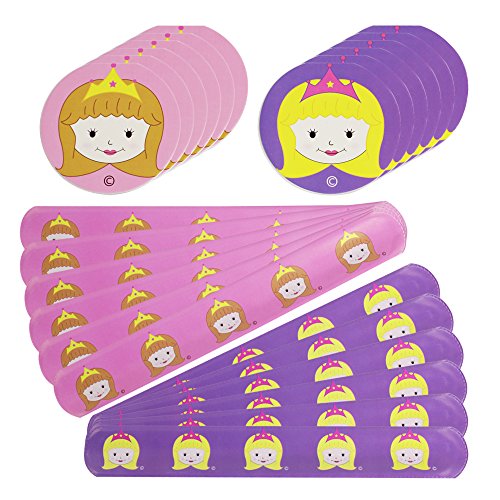 com-four® 24-teiliges Prinzessin Give Away Set, Mitgebsel für Schultüten, Kindergeburtstage, Mottopartys, etc von com-four