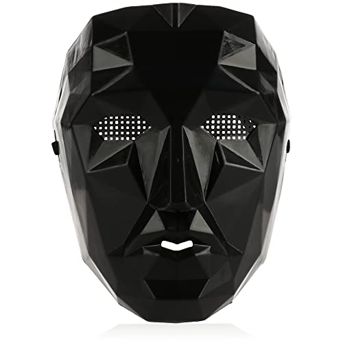 com-four® Maske - Korean Game Gesichtsmaske Führer - Kostüm-Accessoire zu Fasching oder Halloween - Motto-Party (1 Stück - Führer) von com-four