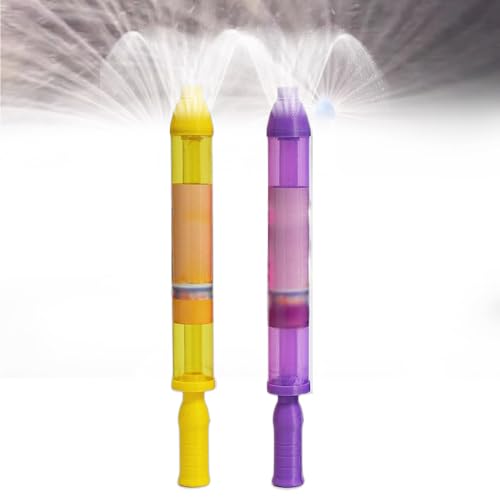 Wasserpistole Kinder, 2025 Neu Firework Style Water Spray Toy, Kreative Auszieh Wasserspritzpistole Feuerwerk Wasserspritzer Romantisches Wasserspielzeug für Outdoor Schwimmbad Strandparty (L+G) von comepew