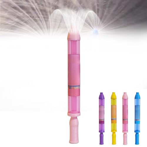 Wasserpistole Kinder, 2025 Neu Firework Style Water Spray Toy, Kreative Auszieh Wasserspritzpistole Feuerwerk Wasserspritzer Romantisches Wasserspielzeug für Outdoor Schwimmbad Strandparty (Rosa) von comepew
