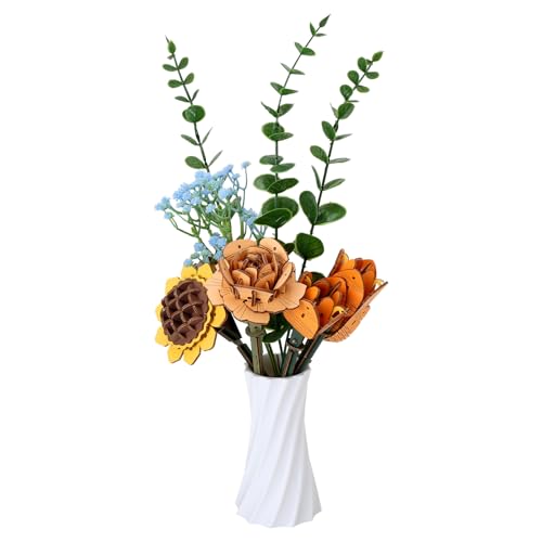 Comfoyar 3D Puzzle Blumenstrauß, Holzmodelle Bausätze Erwachsene, Modellbau Set Holz, DIY Bastelset für Heimdekoration, Weihnachten Geburtstag Frauen, Rosa Sonnenblume Comfoyar 3D Puzzle Blumenstrauß, Holzmodelle Bausätze Erwachsene, Modellbau Set Holz, DIY Bastelset für Heimdekoration, Weihnachten Geburtstag Frauen, Rosa Sonnenblume von comfoyar