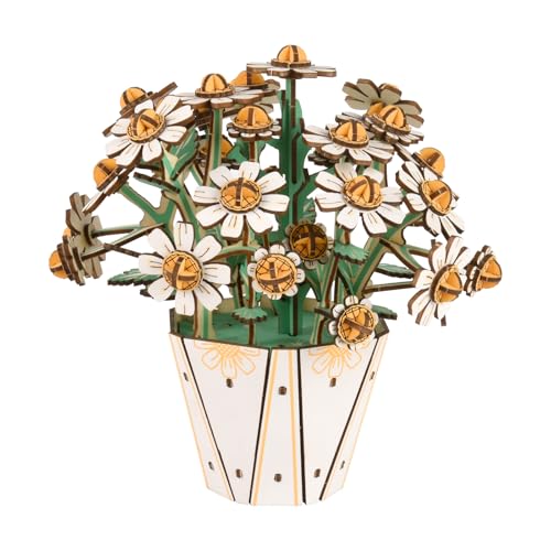 Comfoyar 3D Puzzle Gänseblümchen, Blumen Holzmodelle Bausätze Erwachsene, Modellbau Set Holz, Kreativer DIY Bastelset für Heimdekoration, Weihnachten Geburtstag Frauen Comfoyar 3D Puzzle Gänseblümchen, Blumen Holzmodelle Bausätze Erwachsene, Modellbau Set Holz, Kreativer DIY Bastelset für Heimdekoration, Weihnachten Geburtstag Frauen von comfoyar