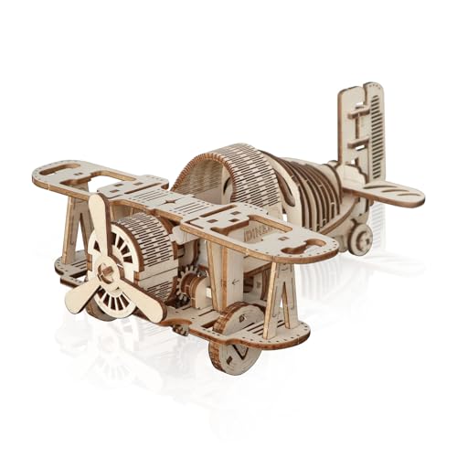 Comfoyar 3D Puzzle Kampfflugzeug, Holzmodelle Bausätze Erwachsene, Modellbau Set Holz, Kreativer DIY Bastelset für Heimdekoration, Weihnachten Geburtstag Männer Frauen von comfoyar