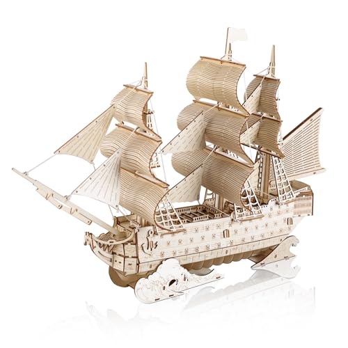 Comfoyar 3D Puzzle Schiff, Holzmodelle Bausätze Erwachsene, Modellbau Set Holz, Kreativer DIY Bastelset für Dekoration, Weihnachten Geburtstag Männer Frauen, Sailing Ship Comfoyar 3D Puzzle Schiff, Holzmodelle Bausätze Erwachsene, Modellbau Set Holz, Kreativer DIY Bastelset für Dekoration, Weihnachten Geburtstag Männer Frauen, Sailing Ship von comfoyar