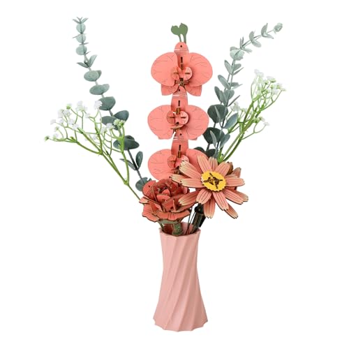 comfoyar 3D Puzzle Blumenstrauß, Holzmodelle Bausätze Erwachsene, Modellbau Set Holz, DIY Bastelset für Heimdekoration, Weihnachten Geburtstag Fraue, Rosa Gänseblümchen comfoyar 3D Puzzle Blumenstrauß, Holzmodelle Bausätze Erwachsene, Modellbau Set Holz, DIY Bastelset für Heimdekoration, Weihnachten Geburtstag Fraue, Rosa Gänseblümchen von comfoyar