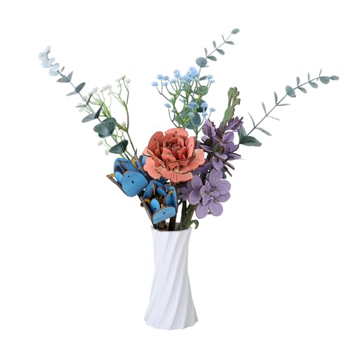 comfoyar 3D Puzzle Blumenstrauß, Holzmodelle Bausätze Erwachsene, Modellbau Set Holz, DIY Bastelset für Heimdekoration, Weihnachten Geburtstag Valentinstag Geschenke für Frauen, Rosa Veilchen Tulpen comfoyar 3D Puzzle Blumenstrauß, Holzmodelle Bausätze Erwachsene, Modellbau Set Holz, DIY Bastelset für Heimdekoration, Weihnachten Geburtstag Valentinstag Geschenke für Frauen, Rosa Veilchen Tulpen von comfoyar