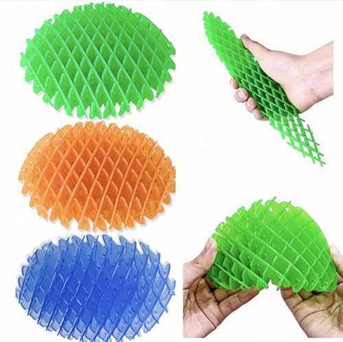 COMVASTARS 3 Stück Fidget Wurm, Lustige Tasche Anti-Stress Spielzeug, Formwandelnder Wurm für Kinder, Sensory Toys für Erwachsene und Kinder von comvastars