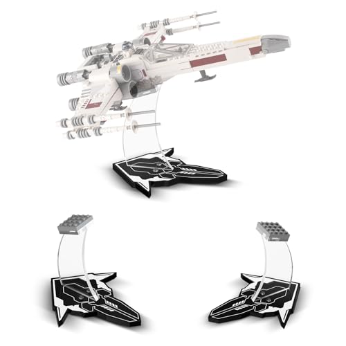 Acryl Display Ständer für Lego Star Wars 75325/75301 /75333/75273 /75102/75218 X-Wing Starfighter, Halterung für Lego Mando N-1 Fighter 75325, Multifunktionsständer für 75347 TIE Bomb Acryl Display Ständer für Lego Star Wars 75325/75301 /75333/75273 /75102/75218 X-Wing Starfighter, Halterung für Lego Mando N-1 Fighter 75325, Multifunktionsständer für 75347 TIE Bomb von cooldac