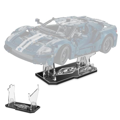 Acryl Display-Ständer kompatibel mit Lego 42154 Technic Ford Gt Bausatz, klarer individueller kompatibel mit Lego 42154(nur Display-Ständer, kein Modell enthalten) von cooldac