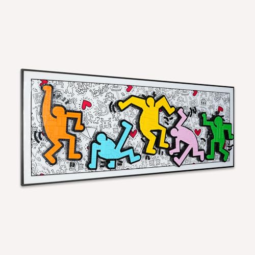 Display Wallboard für Lego 31216 Keith Haring (Modell Nicht enthalten) Wandhalterung für Lego 31216 Sammlermodell, platzsparend, kreative Heimdekoration von cooldac