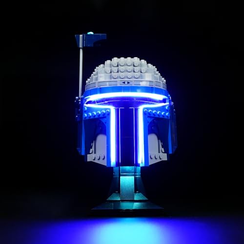 LED-Beleuchtungsset für Lego Jango Fett-Helm, Nur Licht, kein Modellsatz, Dekoratives & kreatives Beleuchtungsset für Lego-Helm 75408 LED-Beleuchtungsset für Lego Jango Fett-Helm, Nur Licht, kein Modellsatz, Dekoratives & kreatives Beleuchtungsset für Lego-Helm 75408 von cooldac