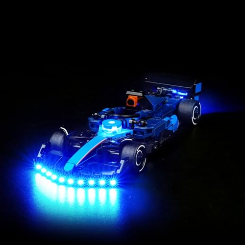 LED-Beleuchtungsset für Lego Williams Racing FW46 F1 Racing Car, Kreatives dekoratives Beleuchtungsset, Geschenk für Motorsport- und Rennwagen-Fans 77249(Keine Modelle, nur Licht-Set) von cooldac