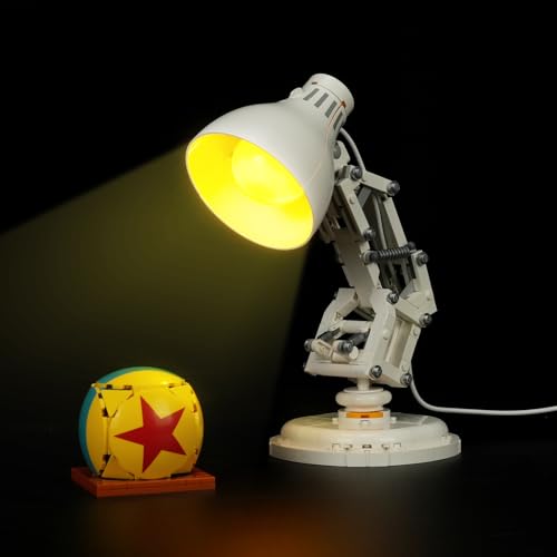 LED-Beleuchtungsset kompatibel mit Lego 21357 Lampe Luxo Jr (nur Licht, kein Modell enthalten) Dekorative kreative Beleuchtung mit Touch Control von cooldac