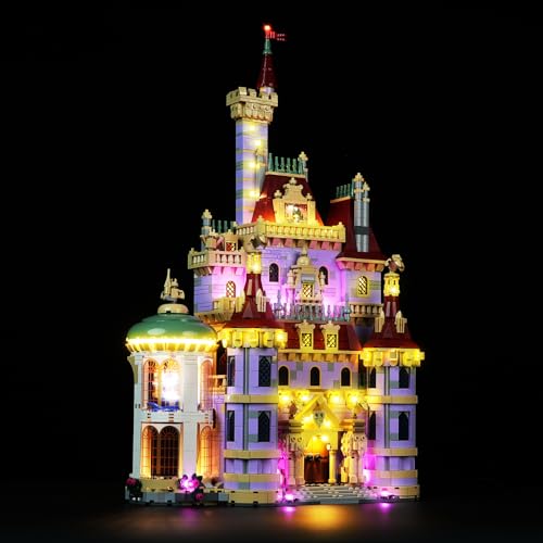 LED Licht Kit Kompatibel mit Lego Die Schöne und das Biest Schloss, nur Licht, Nicht enthalten das Modell Set, dekorative kreative Beleuchtung Kit für Lego 43263 von cooldac