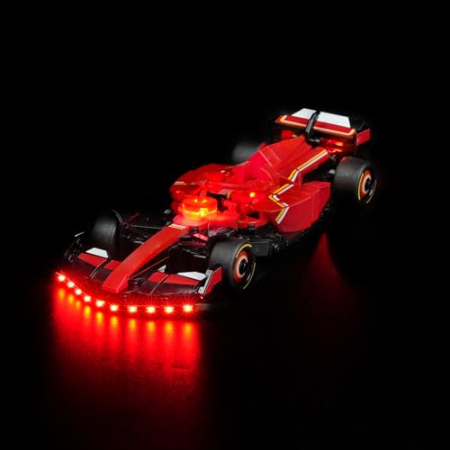 LED-Licht für Lego Speed Champions Ferrari SF-24 F1 Racing Car 77242, Nur Licht, Keine Modelle (LED-Licht-Set für Lego 77242) von cooldac