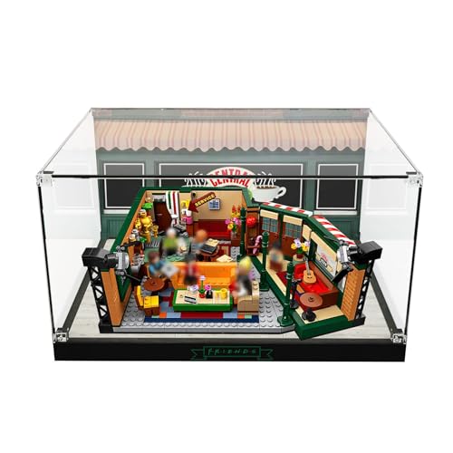 cooldac Acryl Vitrine Box für LEGO Ideas The Friends Central Perk 21319 Bausteine Modellset, staubdicht, transparent, Vitrine, Vitrine, (Modell nicht im Lieferumfang enthalten) von cooldac