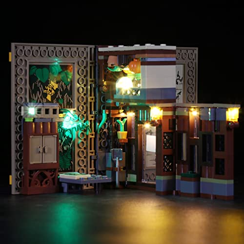 cooldac LED-Beleuchtungsset Kompatibel mit Lego 76384 Harry Potter Hogwarts Moment: Kräuterkundeunterricht Set, USB-Verbindungsbeleuchtungsset Kompatibel mit Lego 76384(nur Lichter, Keine Modelle) von cooldac