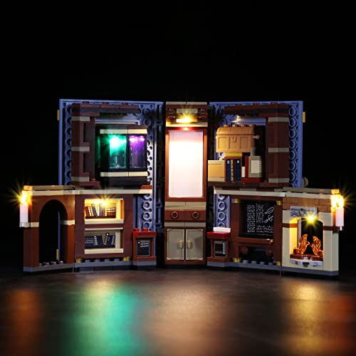 cooldac LED-Beleuchtungsset für Lego 76385 Harry Potter Hogwarts Zauberkunstunterricht Set, USB-Verbindungsbeleuchtungsset, kompatibel mit Lego 76385 (nur Lichter, Keine Lego-Modelle) von cooldac