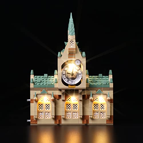 cooldac LED Licht Kit für Lego 76398 Harry Potter Hogwarts Krankenflügel mit Uhrenturm, USB-Anschluss Beleuchtungsset Kompatibel mit Lego 76398 (nur Lichter, Keine Lego-Modelle) von cooldac