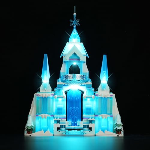Beleuchtungsset für Lego Elsa's Ice Palace 43244, LED-Beleuchtungsset Kompatibel mit Lego Frozen Elsa's Winter Palace 43244 (nur Lichter, Nicht Modelle) (Led Light Set for Lego 43244) von cooldac