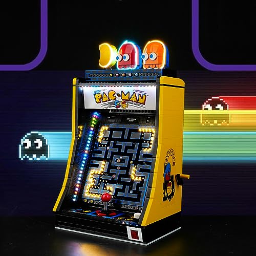 cooldac LED Licht Set für Lego 10323 Icons PAC-Man Arcade Spielkonsole, Licht Set Kompatibel mit Lego 10323 Icons PAC-Man Arcade Spielkonsole Bausteine Modell, Nicht Eingeschlossen Lego Set von cooldac