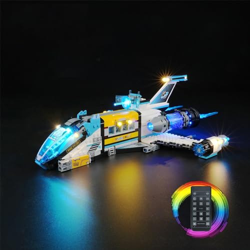 cooldac Led Licht Kit Kompatibel mit Lego 71460 DREAMZzz Mr. Oz Weltraumbus (Nur Beleuchtung, Kein Modell) Fernbedienung Kompatibel mit Lego 71460 DREAMZzz Mr. Oz Weltraumbus Modell von cooldac