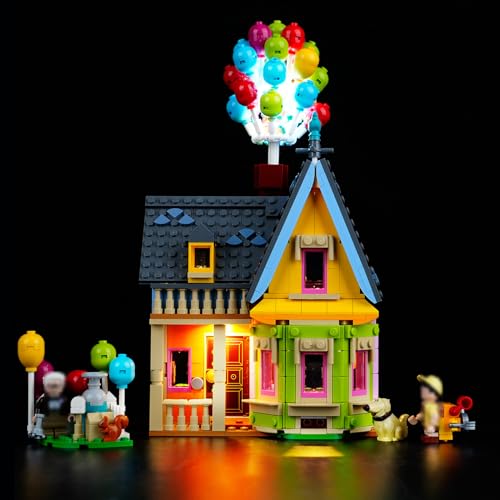 cooldac Led Licht Kit für Lego 43217,Led Beleuchtungs Set Kompatibel Disney and Pixar Carls Haus (nur Lichter, Keine Lego-Modelle) von cooldac