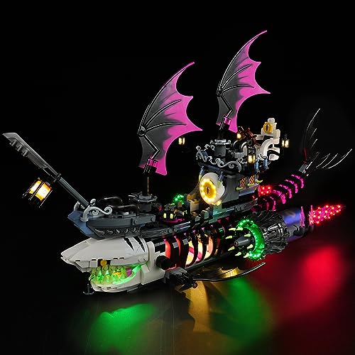 cooldac Led Licht Kit Kompatibel mit Lego 71469 DREAMZzz Albtraum-Haischiff (KEIN Modell, NUR LICHTSET) Kreative Dekorlichter Set Kompatibel mit Lego cooldac Led Licht Kit Kompatibel mit Lego 71469 DREAMZzz Albtraum-Haischiff (KEIN Modell, NUR LICHTSET) Kreative Dekorlichter Set Kompatibel mit Lego von cooldac