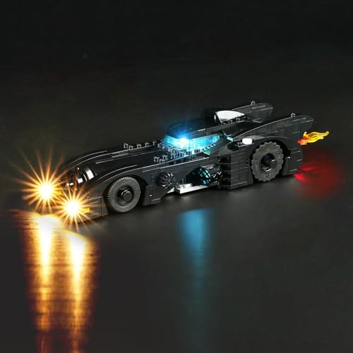 cooldac Led Licht Kit für Lego 76224 DC Batmobile: Batman verfolgt den Joker Set (Kein Lego), Kreative Dekorlichter Set Kompatibel mit Lego DC Batmobile: Batman verfolgt den Joker Bausteine Modell von cooldac