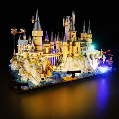 cooldac Led Licht Kit für Lego 76419 Harry Potter Schloss Hogwarts Set(Nur Beleuchtung, Kein Lego), Kreative Dekorlichter Set Kompatibel mit Lego 76419 Harry Potter Hogwarts Castle Baustein Modell von cooldac