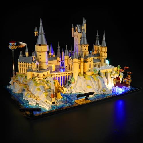 cooldac Led Licht Kit für Lego 76419 Harry Potter Schloss Hogwarts Set(Nur Beleuchtung, Kein Lego), Kreative Dekorlichter Set Kompatibel mit Lego 76419 Harry Potter Hogwarts Castle Baustein Modell von cooldac