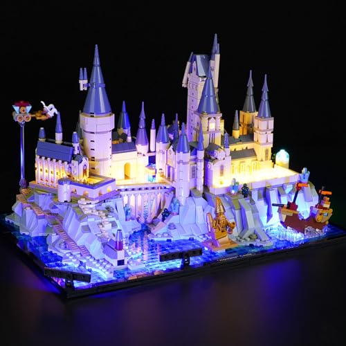 cooldac Led Licht Kit Kompatibel mit Lego 76419 Harry Potter Schloss Hogwarts Set, Kreative Dekorlichter Set Kompatibel mit Lego 76419 Harry Potter Hogwarts Castle Baustein (Keine Modelle) von cooldac