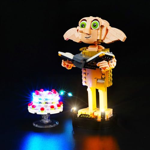 cooldac Led Licht Kit für Lego 76421 Harry Potter Dobby der Hauself Set (Nur Beleuchtung, Kein Lego), Kreative Dekorlichter Set Kompatibel mit Lego 76421 Harry Potter Dobby der Hauself Modell von cooldac