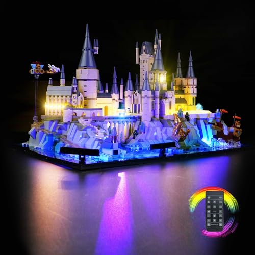cooldac Led Licht Kit für Lego Harry Potter 76419 Schloss Hogwarts Set, Fernbedienung Dekorlichter Set Kompatibel mit Lego 76419 Harry Potter Hogwarts Castle Modell (Nur Beleuchtung, Kein Lego) von cooldac
