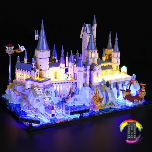 cooldac Led Licht Kit für Lego Harry Potter 76419 Schloss Hogwarts Set, Fernbedienung Dekorlichter Set Kompatibel mit Lego 76419 Harry Potter Hogwarts Castle Modell (Nur Beleuchtung, Kein Lego) von cooldac