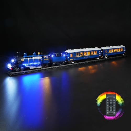 cooldac Led Licht Kit Kompatibel mit Lego Ideas 21344 Orient Express Set (nur Beleuchtung, Keine Modelle), Fernbedienung Kreative Dekorlichter Set Kompatibel mit Lego Ideas 21344 Der Orient von cooldac