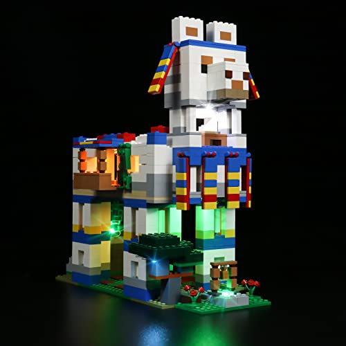 cooldac Licht-Kit für Lego 21188 Minecraft Das Lamadorf Set, Led Beleuchtungs Set Kompatibel mit Lego 21188 (nur Lichter, Keine Lego-Modelle) von cooldac