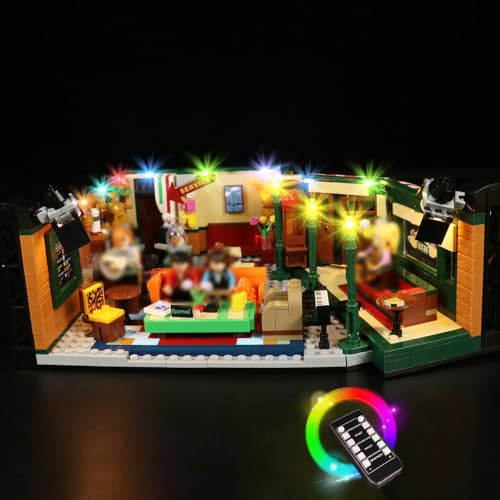 cooldac Licht-Kit für Lego 21319 Ideas Friends Central Perk Café, Led Beleuchtungs Set Kompatibel mit Lego 21319 (nur Lichter, Keine Lego-Modelle) von cooldac