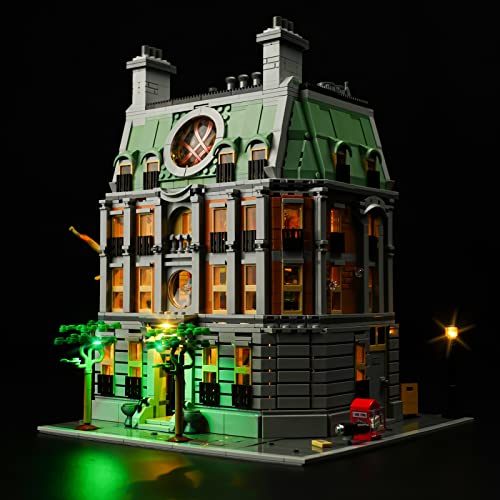 cooldac Licht-Kit für Lego 76218 Marvel Sanctum Sanctorum, 3-Tier Modular Building Set with Doctor Strange, Led Beleuchtungs Set Kompatibel mit Lego 76218 (nur Lichter, Keine Lego-Modelle) von cooldac