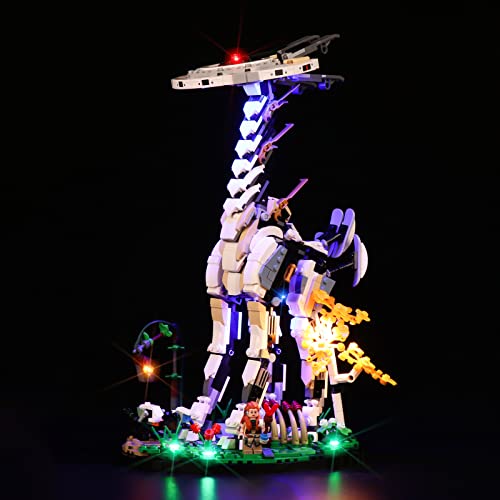 cooldac Licht-Kit für Lego 76989 Horizon Forbidden West: Langhals Modellbausatz, Led Beleuchtungs Set Kompatibel mit Lego 76989 Verbesserte Version (nur Lichter, Keine Lego-Modelle) von cooldac