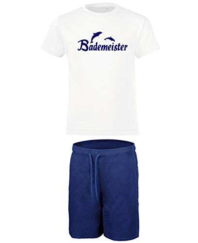 Bademeister Kostüm Set T-Shirt+BadehoseGr.S von coole-fun-t-Shirt+Badehoses